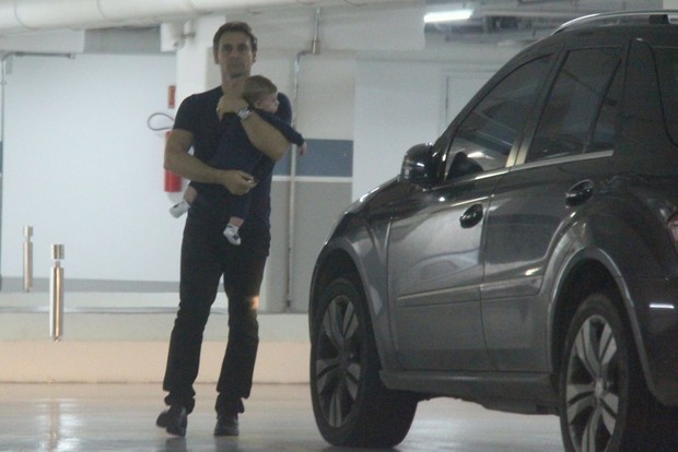 Murilo Rosa e Filho  (Foto: Delson Silva / Agnews)