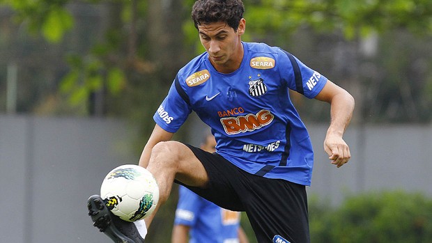 Ganso treino Santos (Foto: Ricardo Saibun/Divulgação Santos FC)