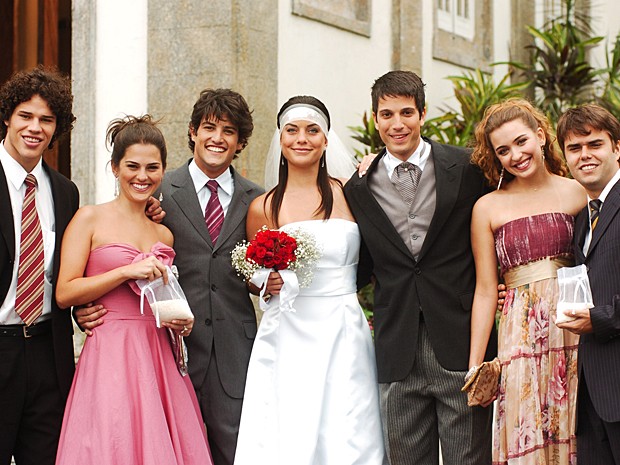 No final da temporada, a personagem Jaque se casa com Urubu (Foto: João Miguel Júnior / TV Globo)
