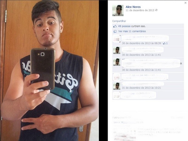Alex Neres Santos de Lima morreu depois de passar mal em academia de Santa Bárbara (Foto: Reprodução/Facebook)