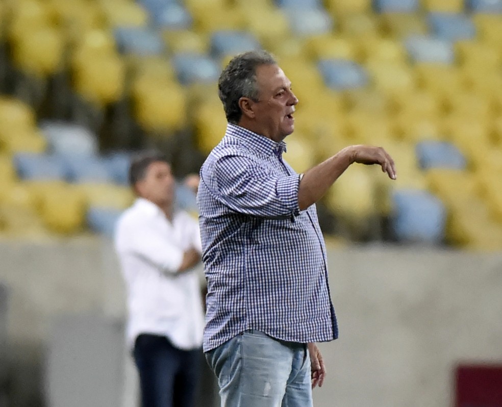 Abel elogiou desempenho de Richarlison no jogo contra o Grêmio (Foto: André Durão)