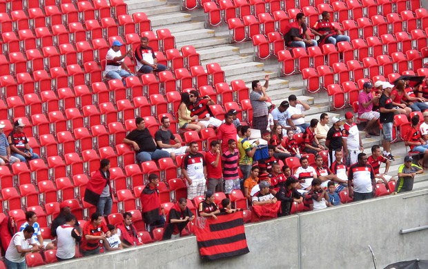Flamengo e Náutico arena pernambuco vazia (Foto: Janir Júnior)