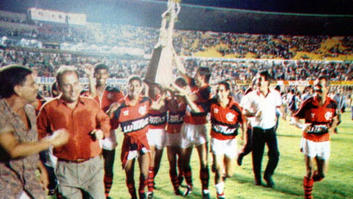 Flamengo campeão da copa do Brasil de 1990 (Foto: Arquivo O Globo)