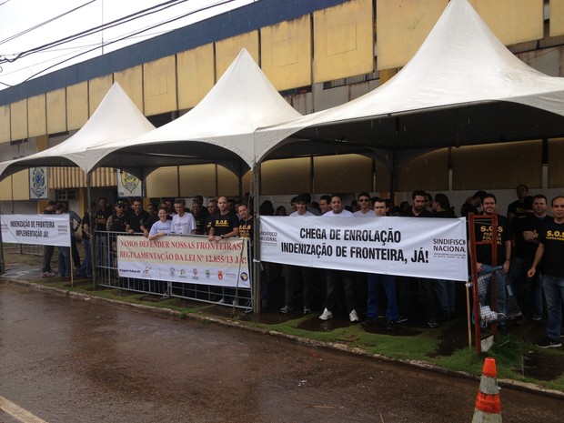 Órgão aderem paralisação da Polícia Federal em Rondônia (Foto: Assem Neto/G1)