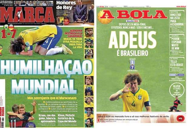 Capas Marca e A Bola (Foto: Reprodução) Capas Marca e A Bola (Foto: Reprodução)