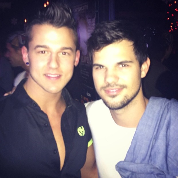 Murray Swanby e Taylor Lautner (Foto: Instagram / Reprodução)