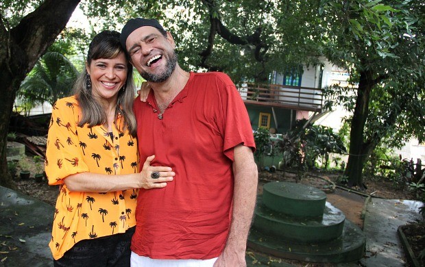 Vanessa Pimentel e Luiz Vitalli relembram gravações de minissérie da Globo (Foto: Katiúscia Monteiro/ Rede Amazônica)
