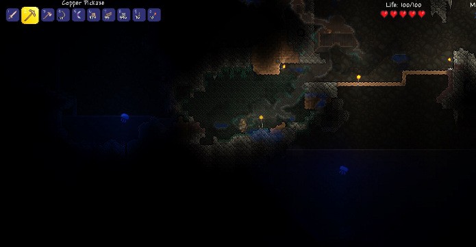 A falta de um tutorial no início atrapalha um pouco o desenvolvimento inicial no game (Foto: Reprodução / João Moura)