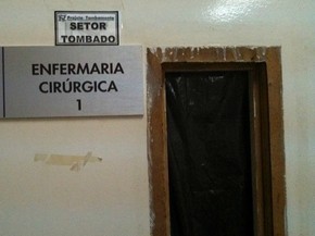Problemas foram constatados na enfermaria (Foto: Antonio Carlos Caetano/VC no G1)