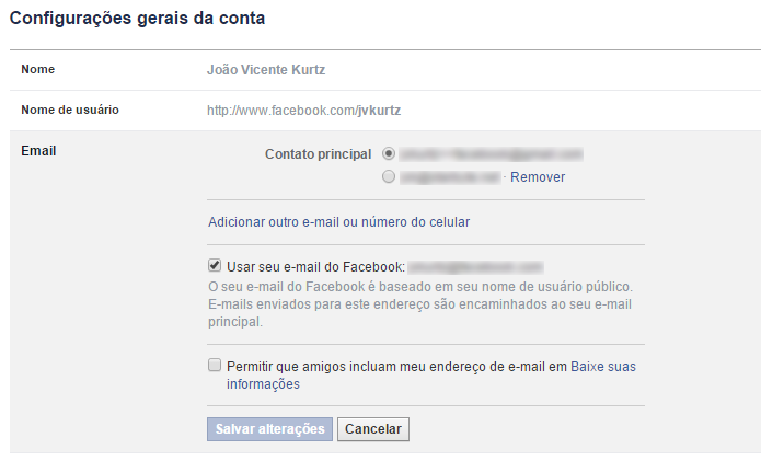 E-mail pode ser usado para descobrir credenciais de usuários (Foto: Reprodução/Facebook)