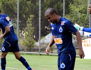Borges no treino do Cruzeiro (Foto: Leonardo Simonini / Globoesporte.com)