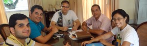 Paróquia de PE tem aulas de francês para receber missionários (Katherine Coutinho/G1)