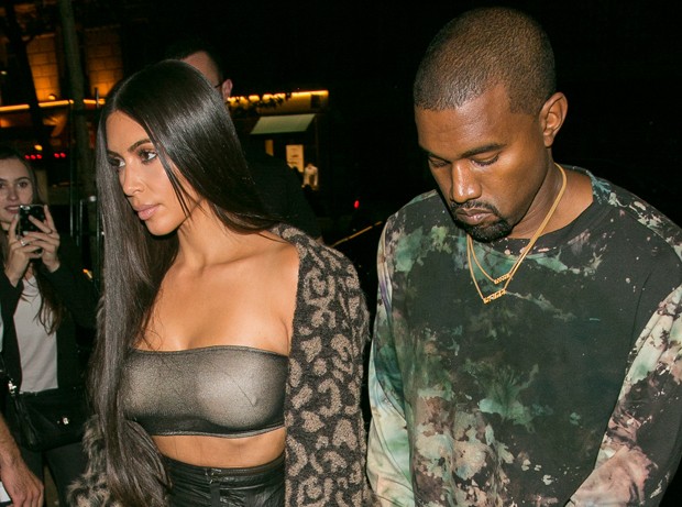Kim Kardashian e Kanye West (Foto: Marc Piasecki/GC Images)