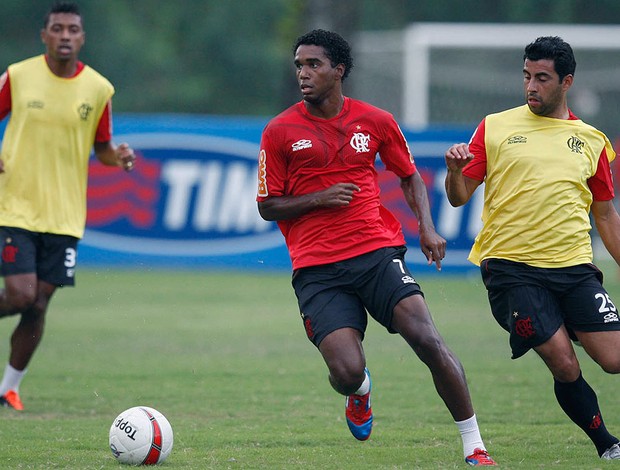 Luiz Antônio treino do Flamengo (Foto: Vipcomm)