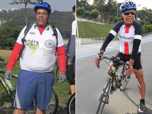 Marcelo Bernardini trocou o sedentarismo pela bicicleta e emagreceu 30 quilos (Foto: Arquivo pessoal/Marcelo Bernardini)