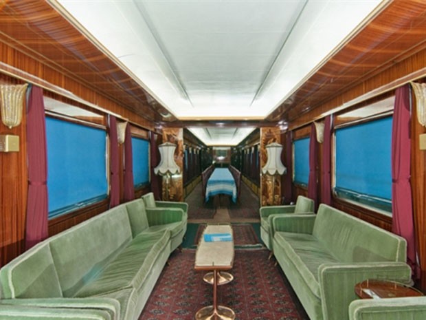 Trem Azul, que pertenceu ao líder Tito (Foto: Divulgação/Explore Montenegro)