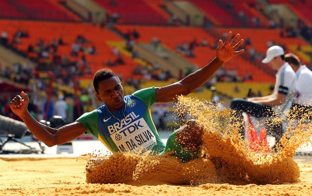 mundial de atletismo Mauro vinícius da silva duda salto em distância (Foto: Agência Getty Images)