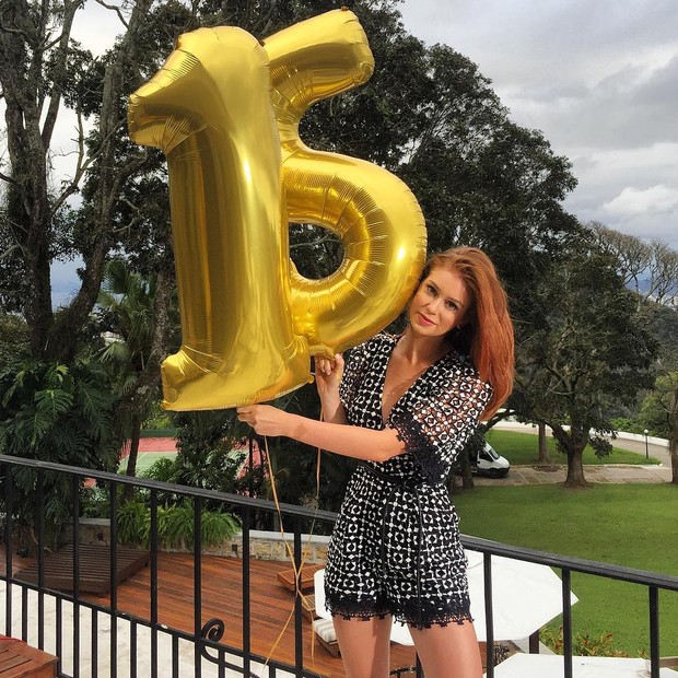 Marina Ruy Barbosa comemora 15 milhões de fãs em rede social  (Foto: Reprodução do Instagram)