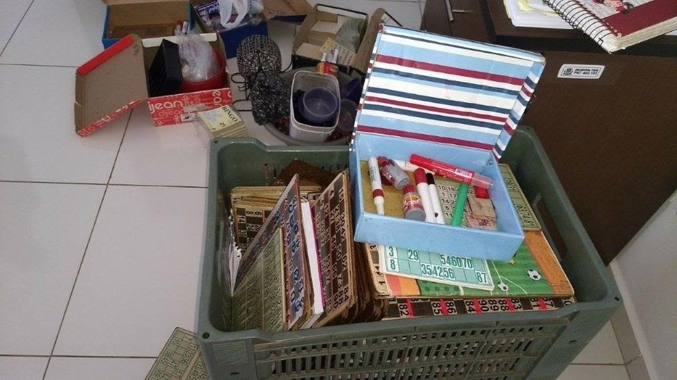 Material foi apreendido durante operação em Tupã (Foto: Reprodução/TV TEM)