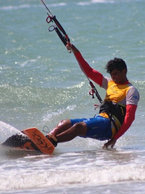 Carlos Mário "Bebê" Arena Kite Brasil 2016 (Foto: Wenner Tito ) Carlos Mário "Bebê" Arena Kite Brasil 2016 (Foto: Wenner Tito )