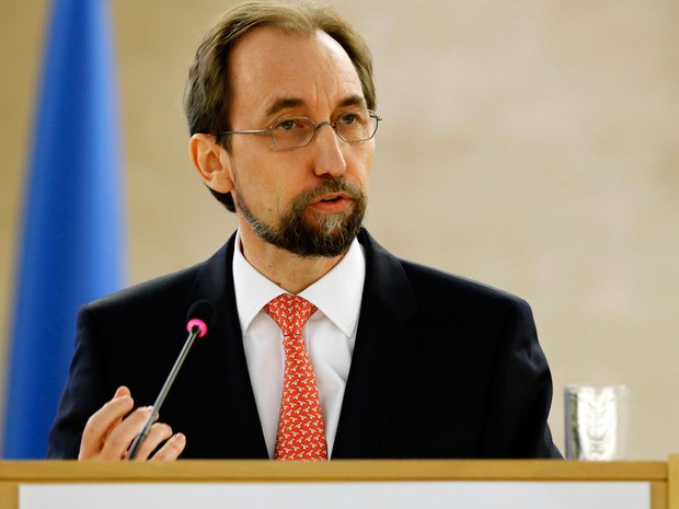 Alto Comissário da Organização das Nações Unidas (ONU) para os Direitos Humanos, Zeid Ra'ad Al-Hussein, disse que milhares de pessoas podem ter morrido de fome (Foto: Denis Balibouse/ Reuters) Alto Comissário da Organização das Nações Unidas (ONU) para os Direitos Humanos, Zeid Ra'ad Al-Hussein, disse que milhares de pessoas podem ter morrido de fome (Foto: Denis Balibouse/ Reuters)