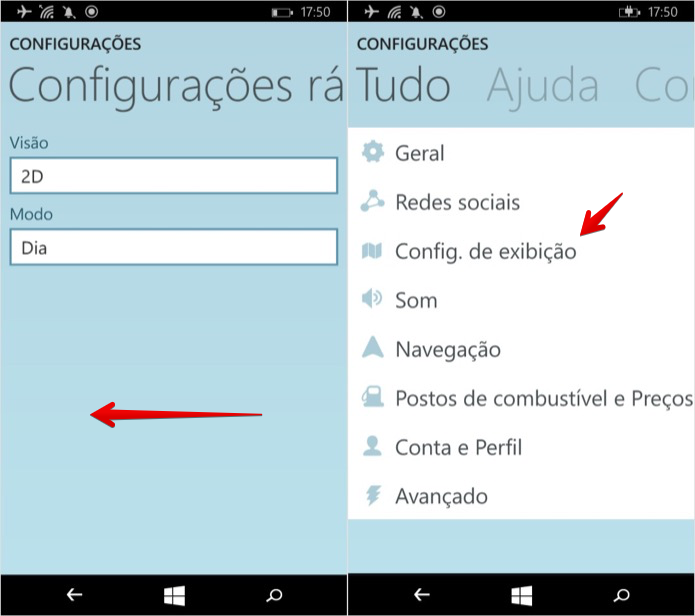 Abra as configurações de exibição (Foto: Reprodução/Helito Bijora)