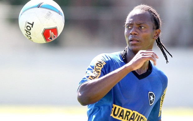 Andrezinho no treino do Botafogo (Foto: Ivo Gonzalez / Agência O Globo)