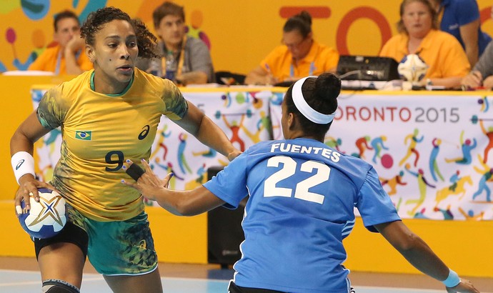Handebol feminino: Brasil vence Porto Rico por 38 a 21 (Foto: Márcio Fernandes/Estadão Conteúdo)
