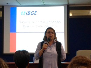 Wasmalia Bivar, presidente IBGE. (Foto: Cristiane Cardoso/G1)