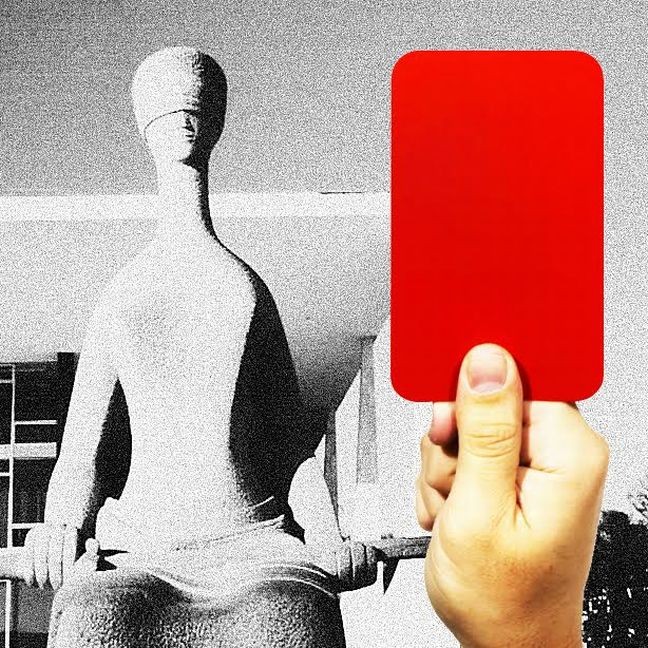 Cartão vermelho justiça (Foto: Arte: Antônio Lucena)