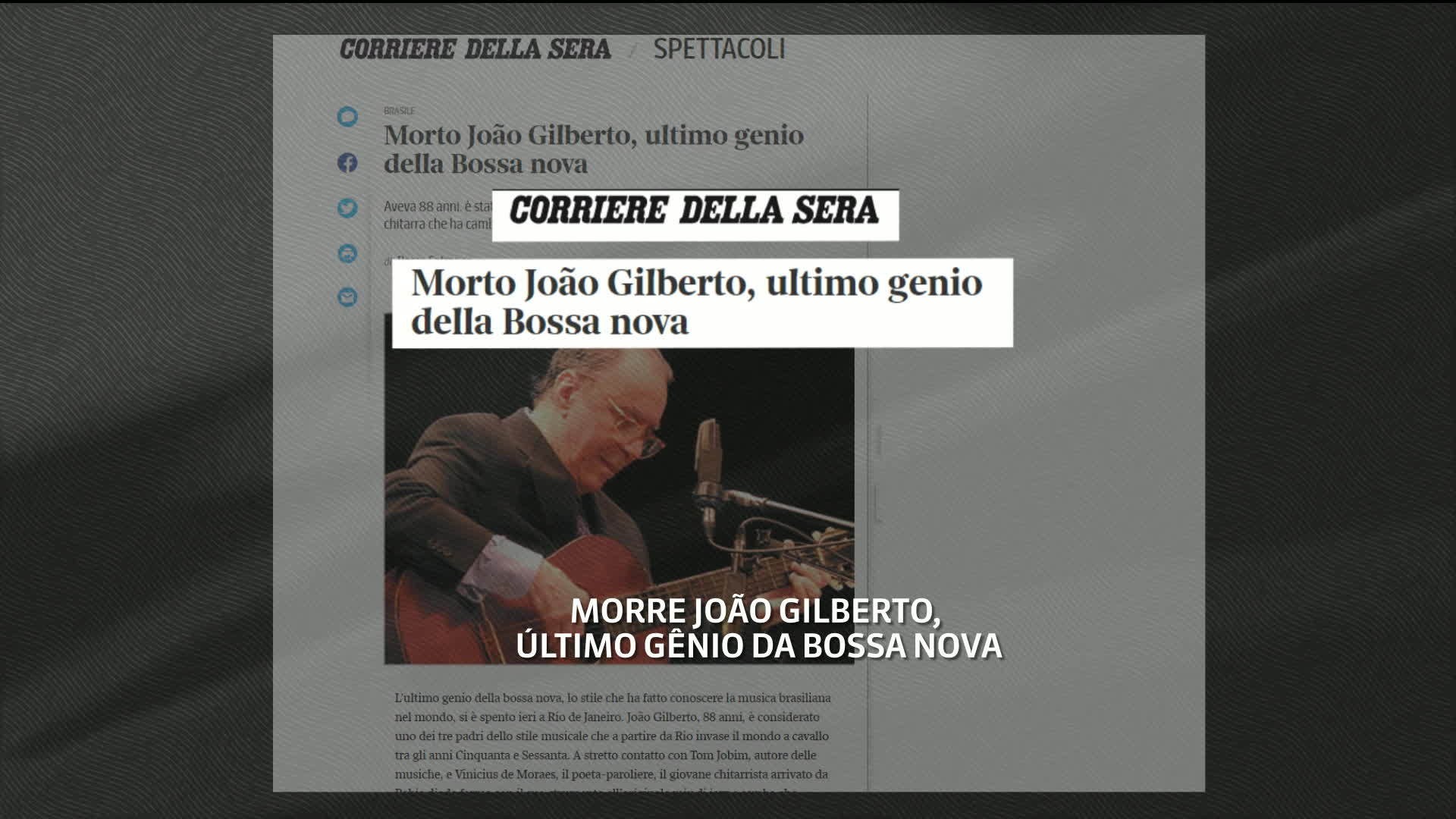 João Gilberto morre aos 88 anos: veja VÍDEOS da carreira do cantor ...