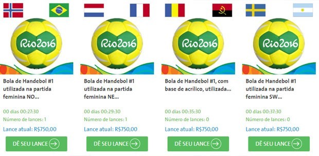 G1 - Leilão online oferece de bolas a bandeiras usadas na
