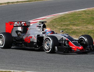 Grosjean põe a Haas bem perto do topo nesta quarta (Foto: Getty Images)