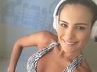 Kamilla Salgado mostra decote e barriga sequinha em rede social