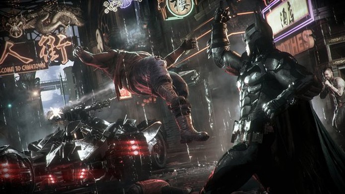 Batman e o Batmóvel se unem em uma dupla perfeita de combate ao crime (Foto: Games Radar)