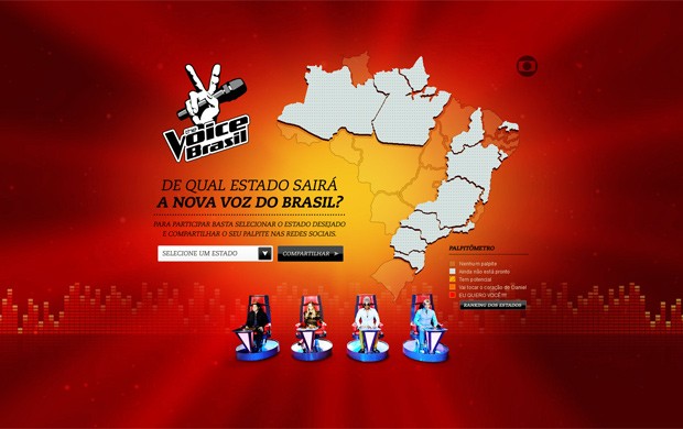 palpitômetro the voice (Foto: Globo)