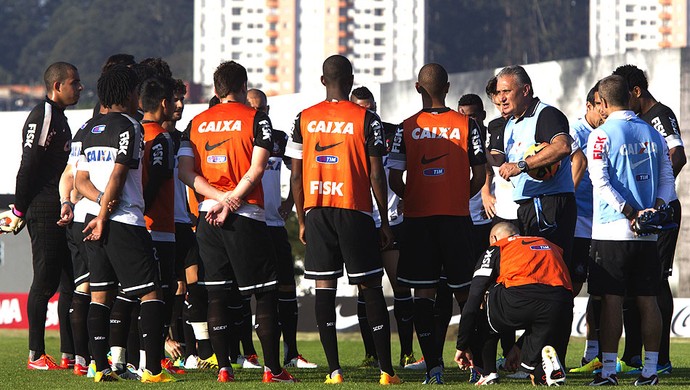 Tite treino Corinthians (Foto: Daniel Augusto Jr. / Ag. Corinthians)