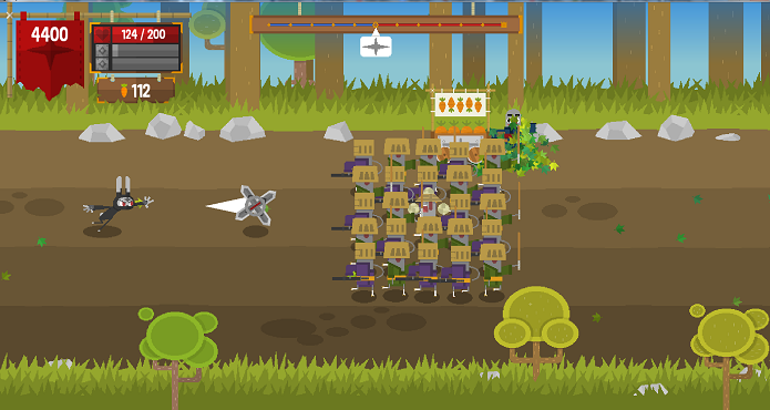 Ninjin: Clash of Carrots em imagem de sua versão beta. (Foto: Divulgação)