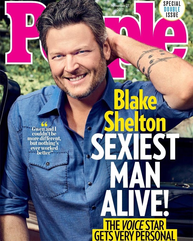 Cantor Country Blake Shelton E Eleito O Mais Sexy Do Mundo Quem Quem News