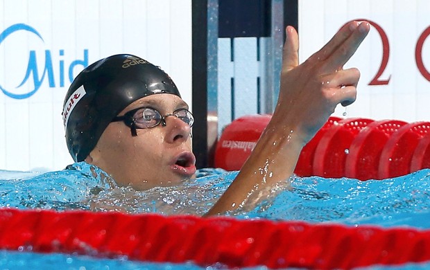 Cesar Cielo natação Mundial Barcelona (Foto: Reuters)