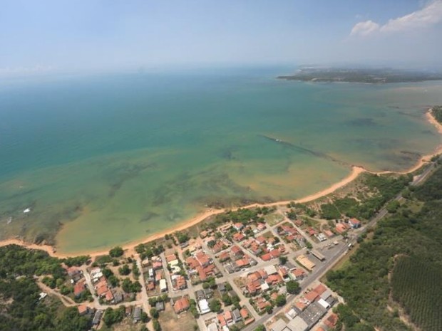 Foz do Rio Piraquê-Açu, em Aracruz (Foto: Divulgação/ Samarco)