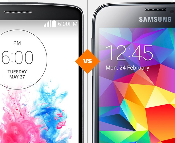 Galaxy S5 e G3? Quem vence a batalha?  (Foto: Arte/TechTudo)