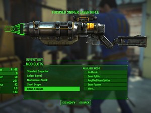 É possível personalizar suas armas e armaduras em &#39;Fallout 4&#39; (Foto: Divulgação/Bethesda)