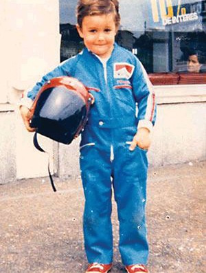 Fernando Alonso deu seus primeiros passos no automobilismo aos três anos (Foto: Reprodução / Acervo Pessoal)