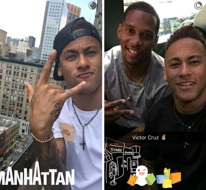Neymar em Nova York