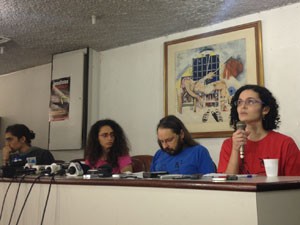 Representantes de movimento que luta contra aumento da tarifa não irá divulgar trajeto (Foto: Tatiana Santiago / G1)