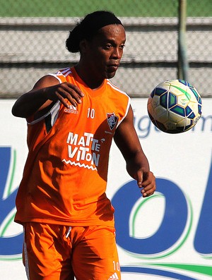 Ronaldinho treino fluminense (Foto: Nelson Perez / Fluminense FC) Ronaldinho treino fluminense (Foto: Nelson Perez / Fluminense FC)