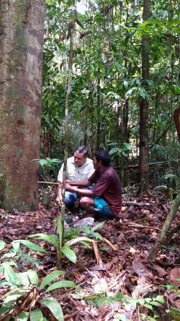 Vandré Fonseca conheceu de perto o trabalho na reserva de Uatumã (Foto: Arquivo Pessoal)
