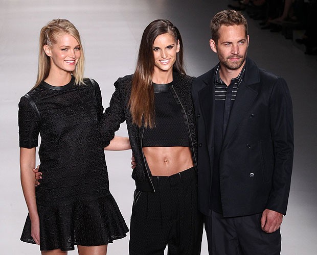 Erin Heatherton, Izabel Goulart e Paul Walker (Foto: Manuela Scarpa/Foto Rio News)