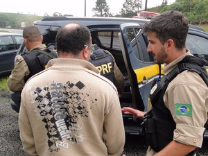 Três agentes da PRF foram presos durante operação Rota Livre (Foto: Polícia Rodoviária Federal/ Divulação)